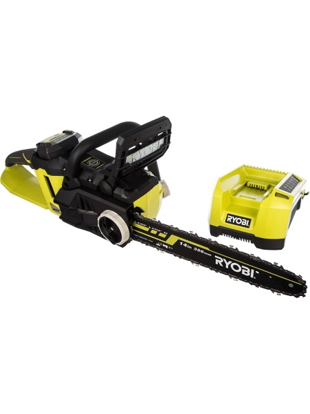 Высокоскоростная аккумуляторная цепная пила с бесщеточным двигателем Ryobi RCS36X3550HI 5133002180