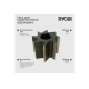 Нож для измельчителя RSH3045U Ryobi 5131042044