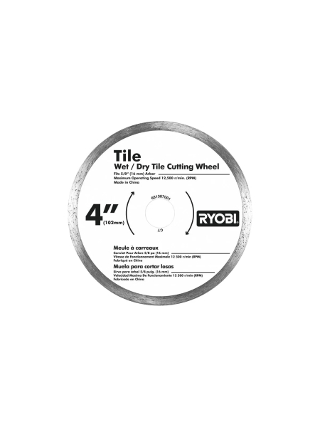 Аккумуляторный плиткорез Ryobi 18В ONE+ LTS180M 5133000154