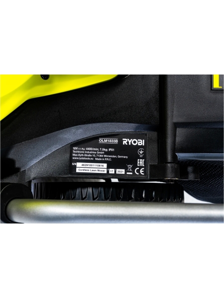 Газонокосилка Ryobi ONE+ 33cm; 1x аккумулятор 4.0Aч RLM18X33B40 5133004306