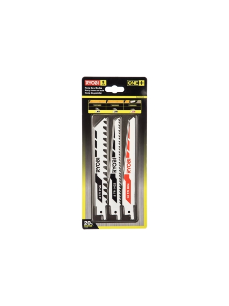 Набор полотен для сабельной пилы 3 шт Ryobi 5132002813