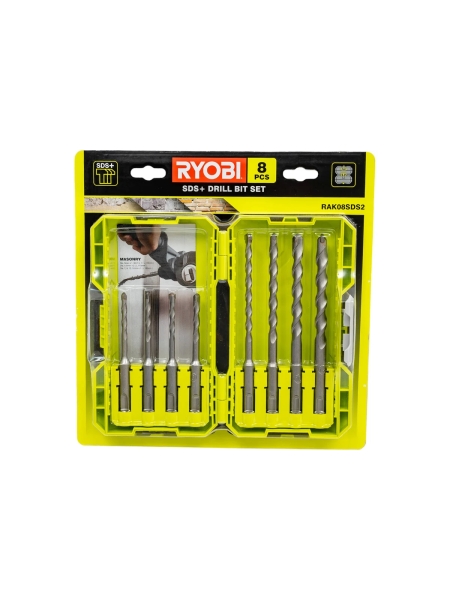 Набор буров RAK08SDS2 (8 шт; 5-12 мм) Ryobi 5132004209