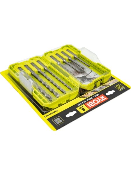Набор буров RAK08SDS2 (8 шт; 5-12 мм) Ryobi 5132004209