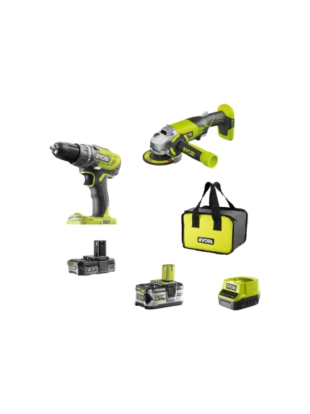 Набор инструментов Ryobi ONE+ R18DDAG-252S 5133003819