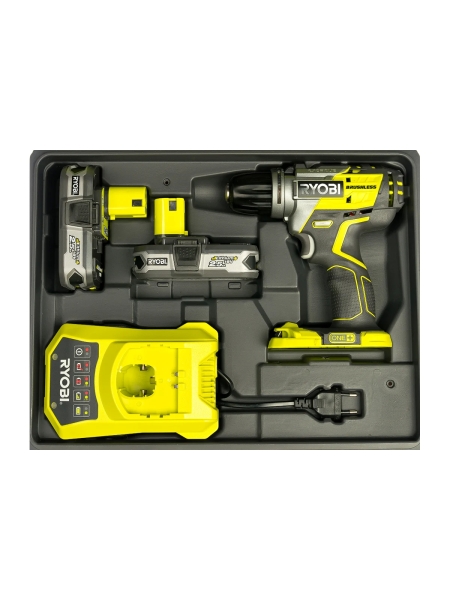 Бесщеточная дрель-шуруповерт Ryobi ONE+ R18DDBL-LL25B 5133002439