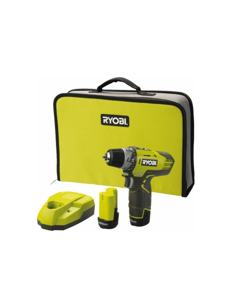 Аккумуляторная дрель-шуруповерт Ryobi R12DD-LL13S 5133001802