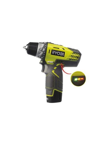 Аккумуляторная дрель-шуруповерт Ryobi R12DD-LL13S 5133001802