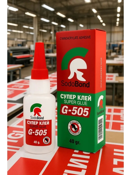 Цианоакрилатный клей SodoBond G505 40 мл