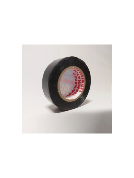 Изолента Terminator Iz 1510fr черная, ПВХ, огнеупорная, 0.13 мм, 15 мм, 10 м 7000001