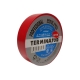 Изолента Terminator Iu1k красная ПВХ, огнеупорная, всепогодная, 0.18 мм, 19 мм, 20 м 2000822