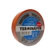 Изолента Terminator Iu1k оранжевая, ПВХ, огнеупорная, всепогодная, 0.18 мм, 19 мм, 20 м 2000823