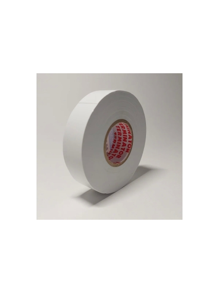 Изолента Terminator Ic6p белая, ПВХ, супер премиум класса, огнеупорная, самозатухающая, всепогодная, 0.18 мм, 19 мм, 20 м 2000257