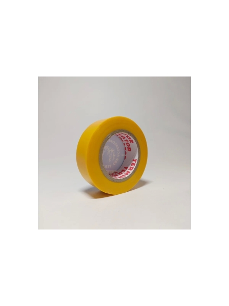 Изолента Terminator Iz 1510y желтая, ПВХ, 0.13 мм, 15 мм, 10 м 2000419