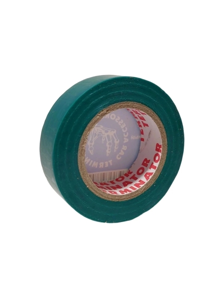 Изолента Terminator Iz 1510g зеленая, ПВХ, 0.13 мм, 15 мм, 10 м 2000426