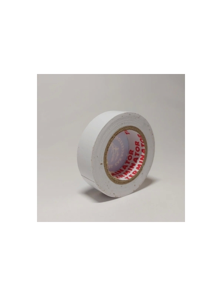 Изолента Terminator Iz 1510w белая, ПВХ, 0.13 мм, 15 мм, 10 м 2000423