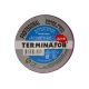 Изолента Terminator Iu1k фиолетовая, ПВХ, огнеупорная, всепогодная, 0.18 мм, 19 мм, 20 м 2000827