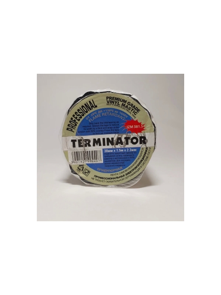 Мастичная самовулканизирующаяся лента Terminator Izm 381.5, 38мм х 1,5м, толщина 2,3мм 2000830