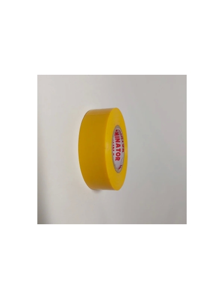 Изолента Terminator Iz 1918y желтая, ПВХ, 0.13 мм, 19 мм, 18.3 м 2000414