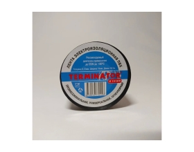 Изолента Terminator Iz 1918fr черная, ПВХ, огнеупорная, 0.13 мм, 19 мм, 18.3 м 2000418