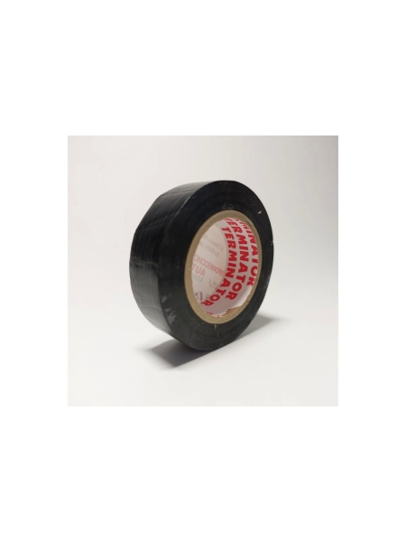 Профессиональная автомобильная ПВХ изолента Terminator огнеупорная, 15 мм, 10 м, толщина 0.13 мм 2000267