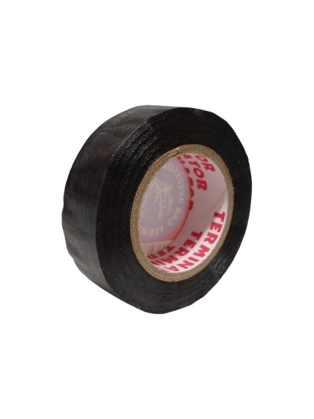 Изолента Terminator Iz 1510s черная, ПВХ, автомобильная, 0.13 мм, 15 мм, 10 м 2000427