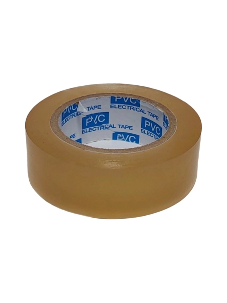 Изолента Terminator Titan 1910 прозрачная, ПВХ, водостойкая, без логотипа/торговой марки, 0.13 мм, 19 мм, 10 м 2000249