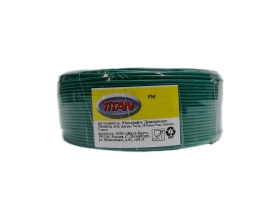 Провод PM Terminator 1,0 100м, сечение 1,0мм², Cu; зеленый Titan 0020550