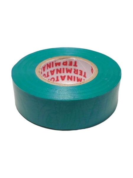 Изолента Terminator Iz 1918g зеленая, ПВХ, 0.13 мм, 19 мм, 18.3 м 2000416