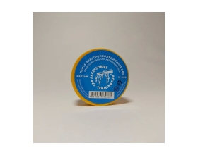 Изолента Terminator Iz 1510y желтая, ПВХ, 0.13 мм, 15 мм, 10 м 2000419