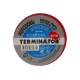 Изолента Terminator Iu1k красная ПВХ, огнеупорная, всепогодная, 0.18 мм, 19 мм, 20 м 2000822