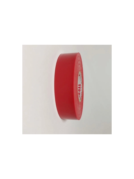 Изолента Terminator Iu1k красная ПВХ, огнеупорная, всепогодная, 0.18 мм, 19 мм, 20 м 2000822