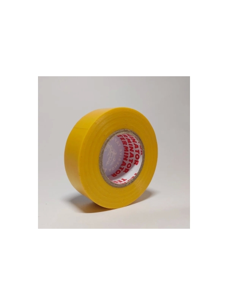 Изолента Terminator Iz 1918y желтая, ПВХ, 0.13 мм, 19 мм, 18.3 м 2000414