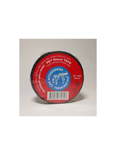 Тканевая противоскрипная салонная изолента Terminator Izt 1925 fleece, 19ммх 25м, толщина 0,3мм 2000344