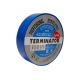 Изолента Terminator Iu1k синяя, ПВХ, огнеупорная, всепогодная, 0.18 мм, 19 мм, 20 м 2000821