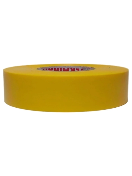 Изолента Terminator Iu1k желтая, ПВХ, огнеупорная, всепогодная, 0.18 мм, 19 мм, 20 м 2000824