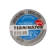 Изолента Terminator Iu1k черная, ПВХ, огнеупорная, всепогодная, 0.18 мм, 19 мм, 20 м 2000325
