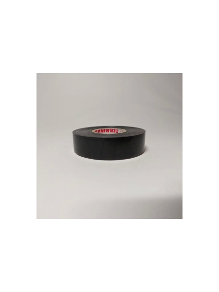 Изолента Terminator Iu1k черная, ПВХ, огнеупорная, всепогодная, 0.18 мм, 19 мм, 20 м 2000325