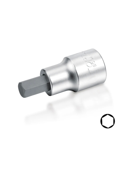 Головка с насадкой HEX 4 мм, 3/8" DR TOPTUL BCDA1204