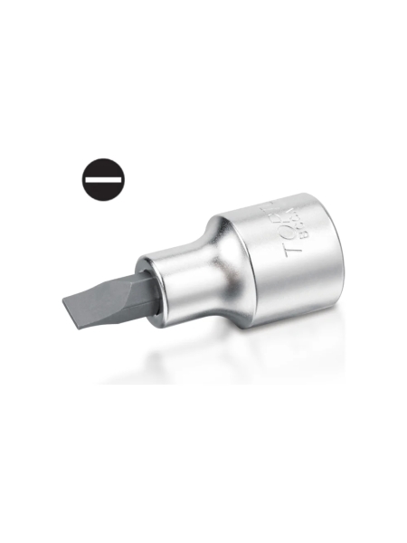 Головка с насадкой шлицевой 6.5 мм, 3/8" DR TOPTUL BCCA126E