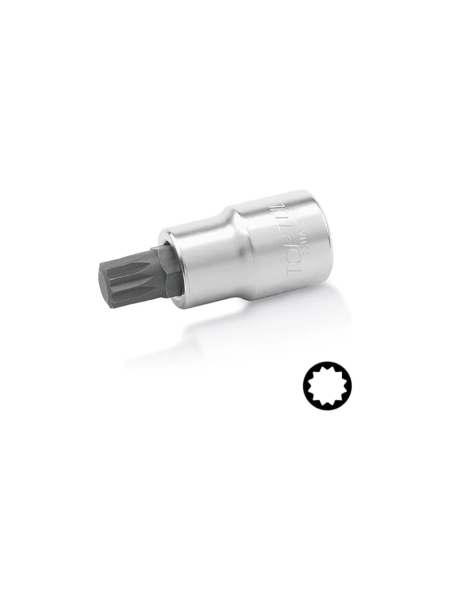 Головка с насадкой SPLINE M5, 1/2" DR TOPTUL BCHA1605
