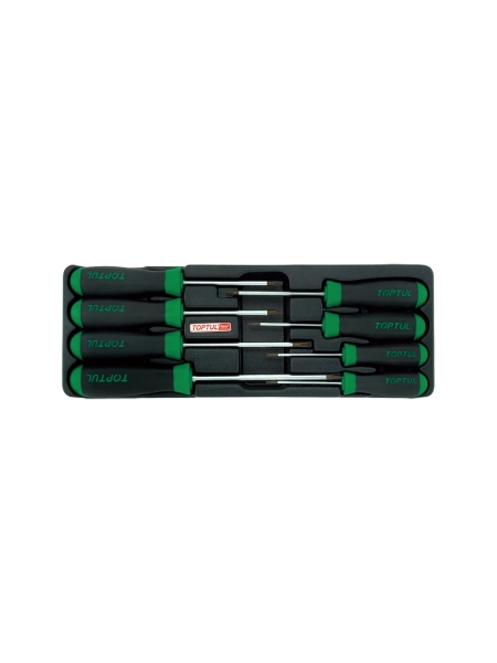 Набор отверток TOPTUL TORX T9-T40, 8 предметов, в ложементе GAAT0813