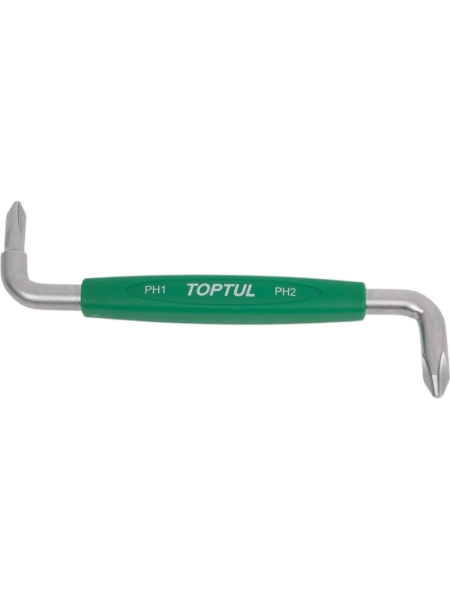 Двухсторонняя отвертка TOPTUL крест PH1xPH2 FBKA0102