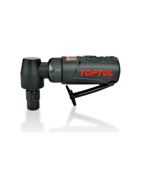 Зачистная пневматическая угловая машинка TOPTUL мини 1/4", 6 мм, 18000 об/мин KASD0818