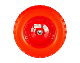 Колесо PU 4.00-8 (390 мм; втулка 95 мм; подшипник 20 мм) для тачек WB 120D, WB 200D, WB 300D Tsunami D0KB8A4AIR40004