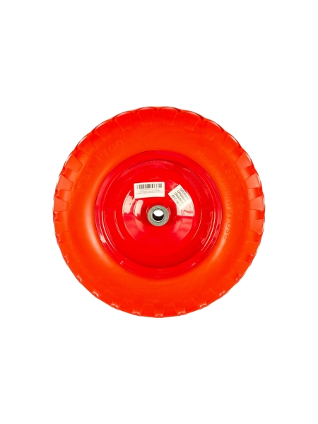 Колесо PU 4.00-8 (390 мм; втулка 95 мм; подшипник 20 мм) для тачек WB 120D, WB 200D, WB 300D Tsunami D0KB8A4AIR40004