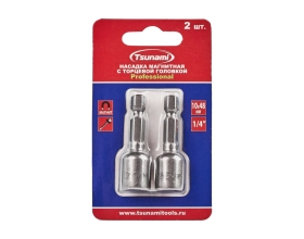Насадка магнитная с торцевой головкой Tsunami Professional 10х48 мм, 2 шт T26020030001048