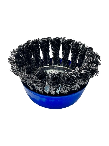 Щетка чашка Tsunami 75 мм, M14, проволока крученая стальная T61100750102012