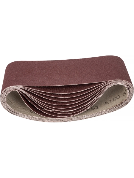 Шлифовальные ленты ЛБ 75х457 мм, А180, 14А, 10 шт. Tsunami D76107545714180