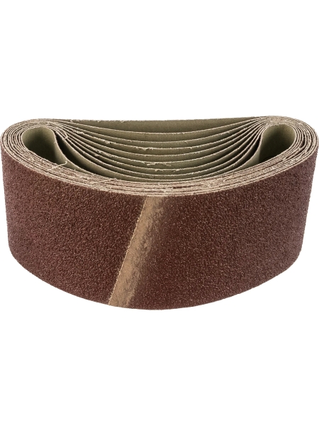 Шлифовальные ленты ЛБ 75х457 мм, А60, 14А, 10 шт. Tsunami D76107545714060