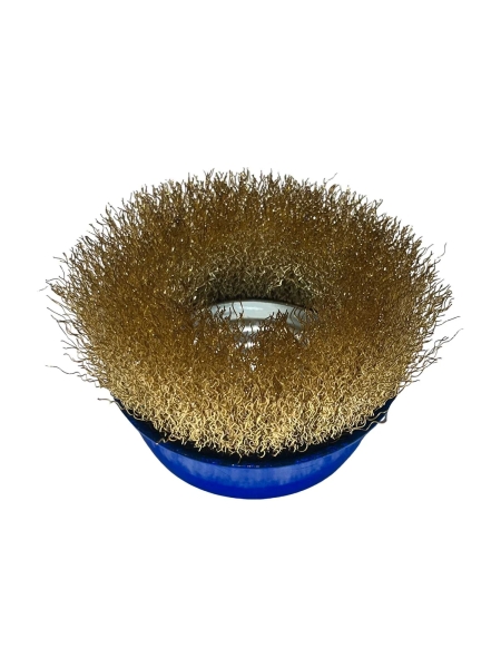 Щетка чашка Tsunami 65 мм, M14, проволока витая латунированная T61100650102022